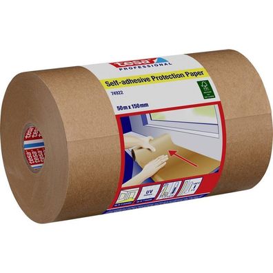 Papier Tesa®, 50 m x 15 cm, selbstklebend, Schutzpapier