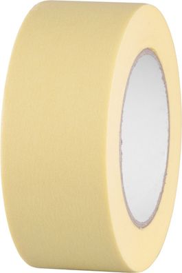 Band Strend Pro, 50 mm, L-50 m, 80°C, Malerband, Abdeckband, klebend, gelb