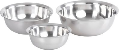 Schüssel MagicHome, Edelstahl, 18-22-26 cm, 3 Stk. Satz