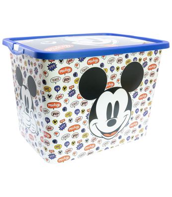 Disney Mickey Mouse Aufbewahrungsbox 23 l Kinderzimmer Box für Spielzeug