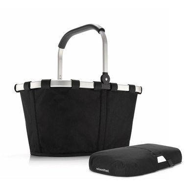 reisenthel Set aus Carrybag BK + Cover BP BKBP, black, Unisex