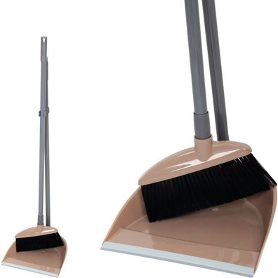 Reinigungsset York 063030, Besen mit Kehrschaufel, mit Stiel 72 cm