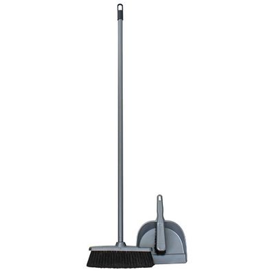 Set Reinigungs Ekonex 79311, Besen mit Kehrschaufel, mit Stiel 106 cm
