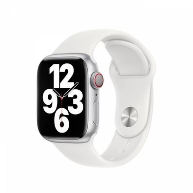 Original Apple Sport Armband S/M + M/L 42/44/45mm MTPK2ZM/A White 2. Gen