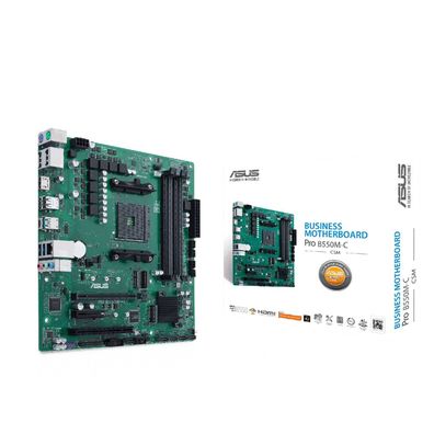 PRO B550M-C/CSM, Mainboard grün/schwarz