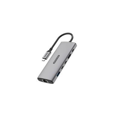 Sitecom 6 in 1 USB C Hub mit 100W Power Delivery HDMI und LAN