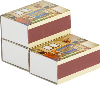 Streichhölzer KM, Sicherheits-, 47 mm, 240 Stk./Packung, Packung 3 Stk