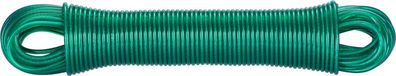 Wäscheleine ROPE PVC WiCo L-30 m/4 mm, Stahlkern, grün
