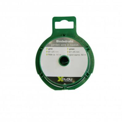 Bindedraht 50 m x ø1,25 mm, ideal zum Fixieren von Pflanzen