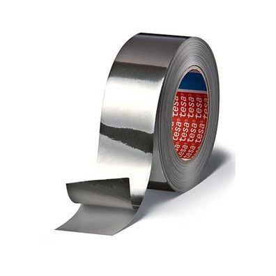 Klebeband tesa® PRO Aluminium, Aluminium, selbstklebend, mit Liner, 50 mm, L-50 m