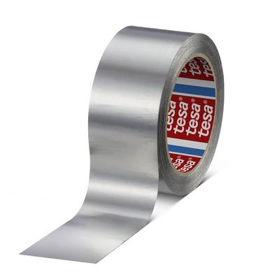 Band tesa® PRO Aluminium, Aluminium-, metallisiert, klebend, 50 mm, L-30 m