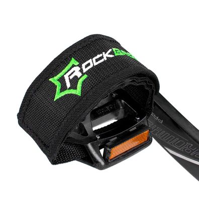 Rockbros Fahrradpedalriemen in Schwarz Fahrradpedal Sport Pedalriemen Fahrrad