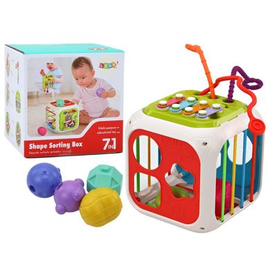 Lean Pädagogische Baby Würfel Sorter Blöcke Cymbals 7In1