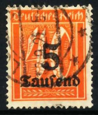 D-REICH INFLA Nr 277 gestempelt X6B440A