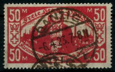 DANZIG 1923 Nr 131 gestempelt gepr. X6F9142