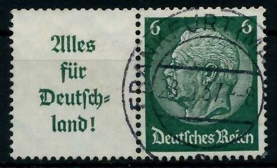 D-REICH Zusammendruck Nr W66 zentrisch gestempelt WAAGR PAAR X7A189E