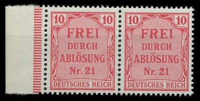 D-REICH DIENST Nr 4 postfrisch WAAGR PAAR SRA X86F322
