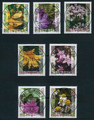 Schweiz 2003 Nr 1820-1826 zentrisch gestempelt X64C30E