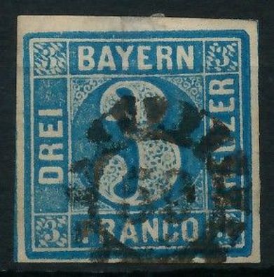 BAYERN Mühlradstempel AUF Nr 2II gMR 59 ZENTR- X6DE056