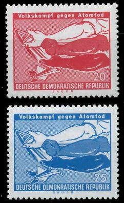 DDR 1958 Nr 655-656 postfrisch SB91FAA