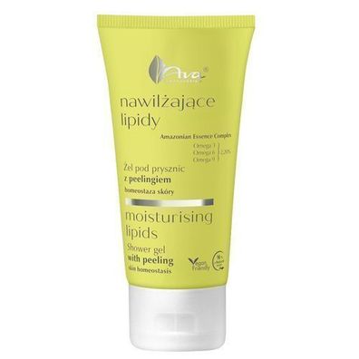 Ava Laboratorium Feuchtigkeitsspendendes Peeling-Lipid-Duschgel, 150 ml