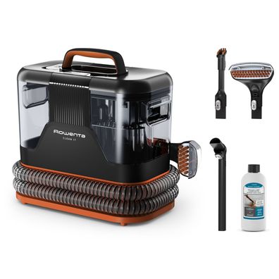 Rowenta IN 5011 Clean It Fleckenreiniger Nass/Trocken 400 W 1,5 l Beutellos Schwarz/B