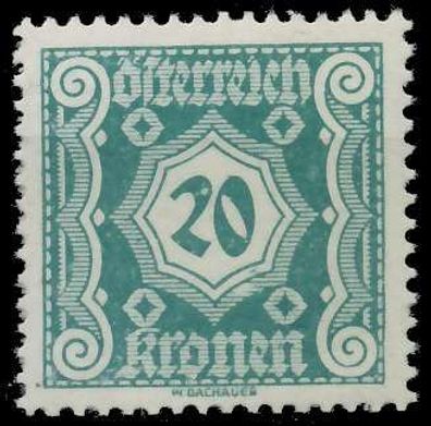 Österreich Portomarken 1922 Nr 114 postfrisch X999FBA