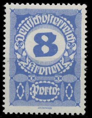 Österreich Portomarken 1920 21 Nr 90x postfrisch X99A09A