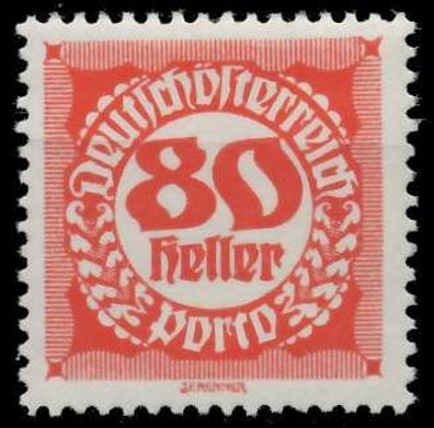 Österreich Portomarken 1920 21 Nr 83x postfrisch X99A09E