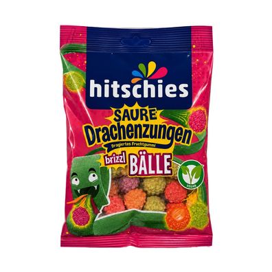 Hitschies Saure Drachenzungen brizzle Bälle 100g