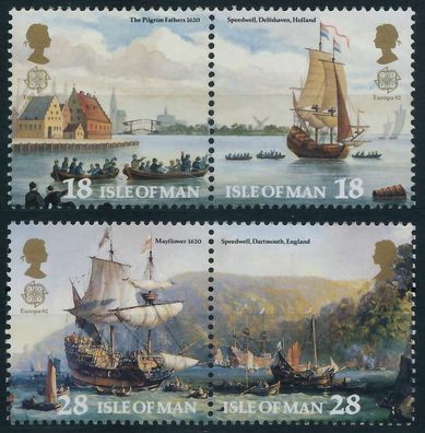 ISLE OF MAN 1992 Nr 503WP-506WP postfrisch XAD09BA