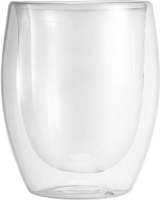 Glas MagicHome Latte Macchiato für Kaffee Tee, Thermo mit doppelter
