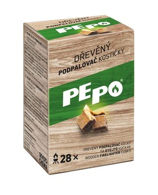Anzünder PE-PO®, Holz, 28 Stk., für Grill, Öfen, Kamine, Backöfen