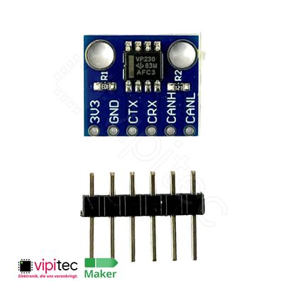 CAN Bus Transceiver Modul | 3,3V Seriell zu CAN-Bus Converter SN65HVD230 Board