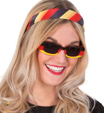 FRIES Fan Haarreif Deutschland Schwarz-Rot-Gold