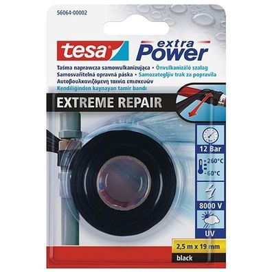 Band tesa® Extreme Repair, selbstvulkanisierend, klebend, 19 mm, L-2.5 m