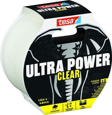 Klebeband tesa® Ultra Power Clear, Reparatur, PE, transparent, 48 mm
