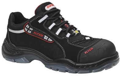ELTEN SENEX Pro ESD S3 Sicherheitsschuhe Herren Groesse 44 Schwarz Rot