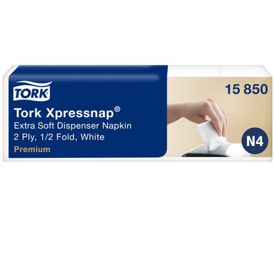 Tork Xpressnap Extra Soft Spenderserviette unbedruckt N4 8x1000 Stk
