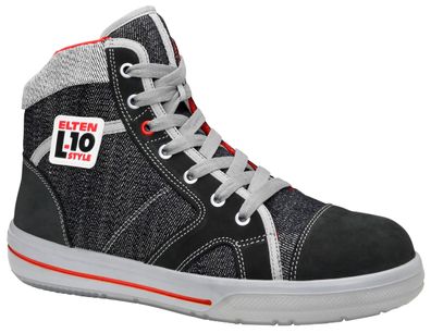 ELTEN Sensation Mid ESD S2 Sicherheitsschuhe Schwarz EU 43