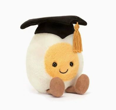 Jellycat Plüschtier Geschenk Ohrenschützer Dr. Boiled Egg 15cm