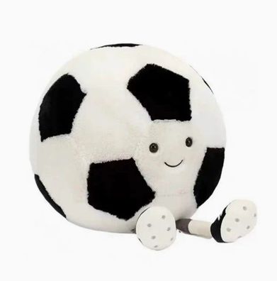 JellyCat - Nagelneuer, etikettierter Fußball, 28 cm