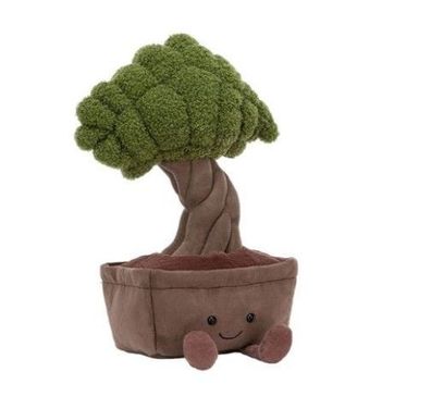 JellyCat AAmuseables Bonsai Tree Kinder Gift Plüschtier Spielzeug Toy Pflanzen 45cm