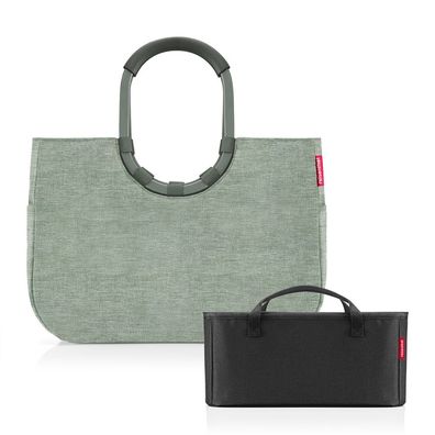 reisenthel Set Loopshopper L + Organizer ORBX, frame twist sage + black, Damen