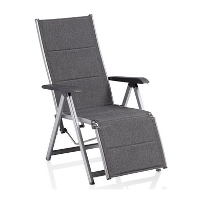 Kettler Relaxsessel Basic Plus padded silber/anthrazit Hochlehner 61x90x111 cm