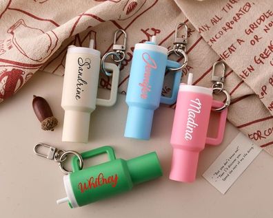 Personalized mini water bottle keychain. Suitable for bachelor/bachelor parties and b