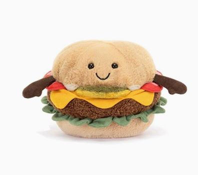 JellyCat - New Tag Burger 15 cm