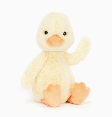 JellyCat - Brandneue scheue Ente mit Etikett, 31 cm