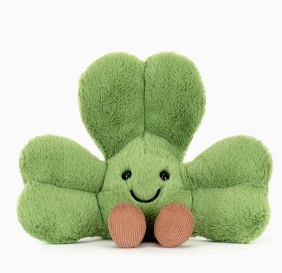 JellyCat - Neu mit Etikett, vierblättriges Kleeblatt, 9 cm