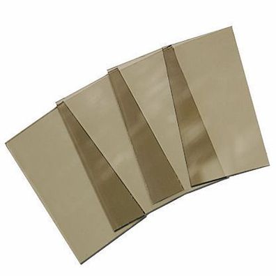 Ersatzglas Ersatzglasscheibe für Grablaterne 143mm x 65mm x 4mm * * 4 Stück * *
